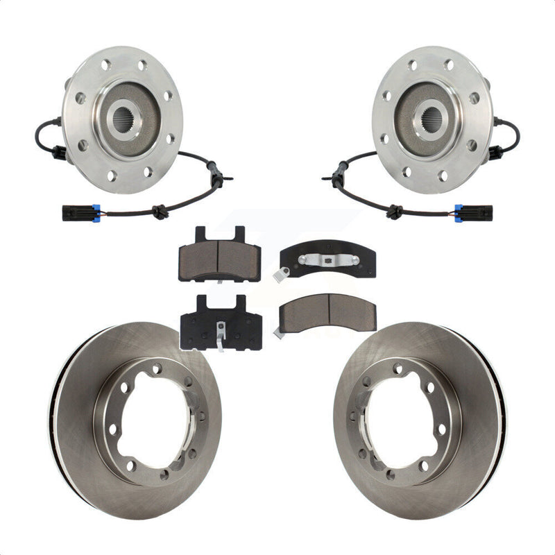 Transit Auto KBB-122200 Wheel Bearing and Hub Assembly for 1995-2000 Chevrolet K3500, GMC K3500 - Front product image