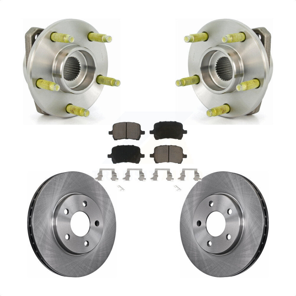 Transit Auto KBB-122208 Wheel Bearing and Hub Assembly for 2006-2007 Chevrolet Malibu, Pontiac G6 - Front product image