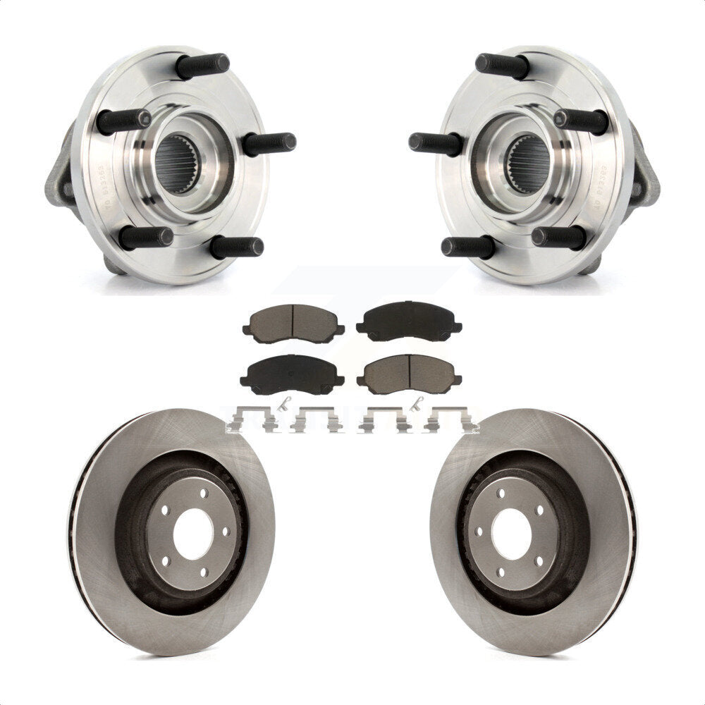 Transit Auto KBB-122238 Wheel Bearing and Hub Assembly for 2009-2012 Chrysler 200, Dodge Avenger, Dodge Caliber - Front product image