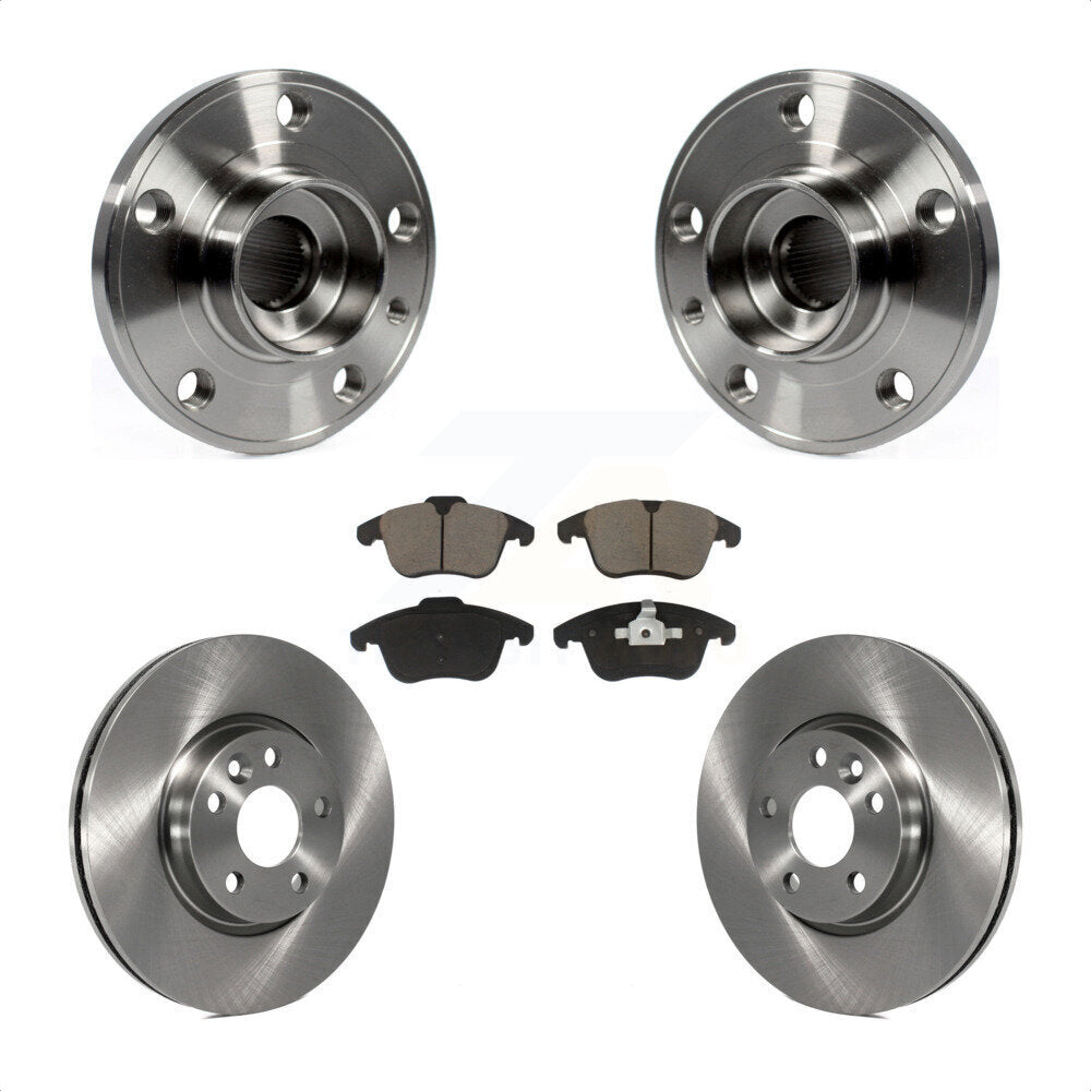 Transit Auto KBB-122239 Wheel Bearing and Hub Assembly for 2007-2018 Volvo S60, Volvo S80, Volvo V60 & more - Front product image