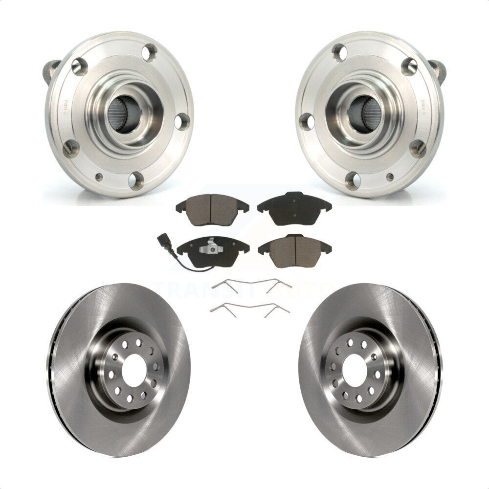Transit Auto KBB-122267 Wheel Bearing and Hub Assembly for 2009-2013 Volkswagen GTI, Volkswagen CC, Audi A3 Quattro - Front product image