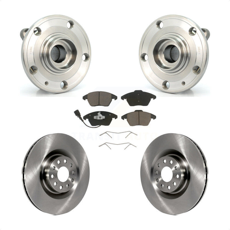 Transit Auto KBB-122267 Wheel Bearing and Hub Assembly for 2009-2013 Volkswagen GTI, Volkswagen CC, Audi A3 Quattro - Front product image