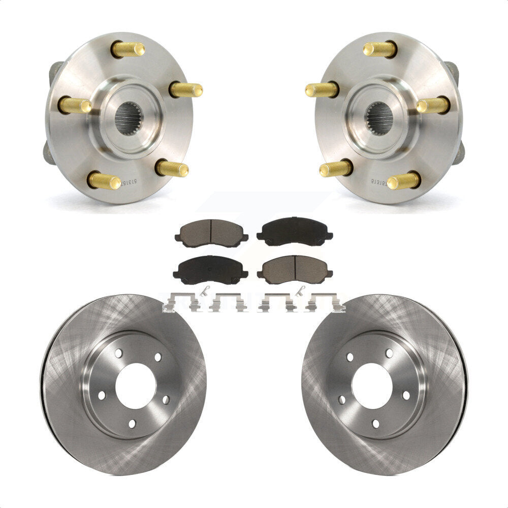 Transit Auto KBB-122280 Wheel Bearing and Hub Assembly for 2001-2006 Mitsubishi Galant, Mitsubishi Eclipse, Chrysler Sebring & more - Front product image