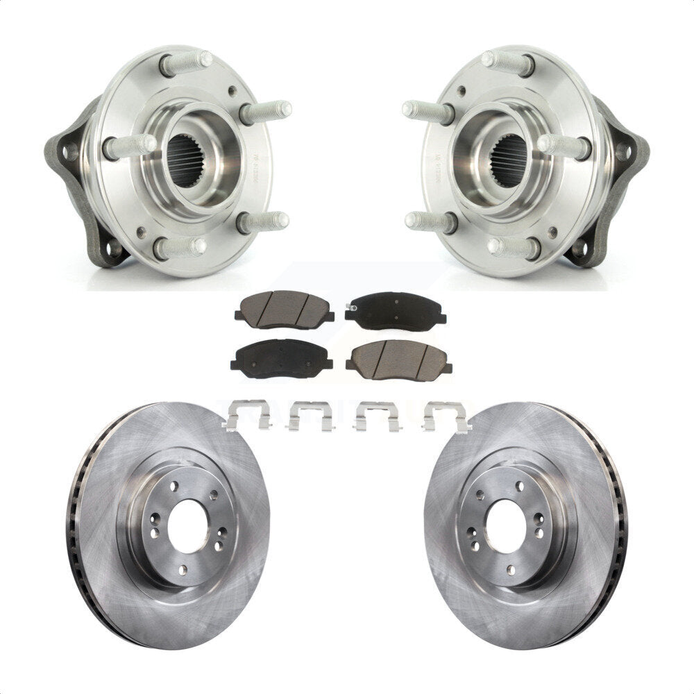Transit Auto KBB-122384 Wheel Bearing and Hub Assembly for 2013-2015 Hyundai Santa Fe, Hyundai Santa Fe XL - Front product image