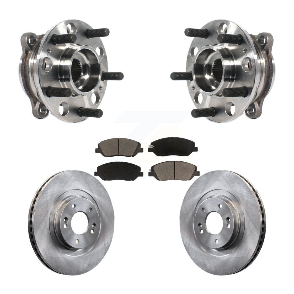 Transit Auto KBB-122385 Wheel Bearing and Hub Assembly for 2017-2019 Hyundai Santa Fe, Hyundai Santa Fe XL - Front product image