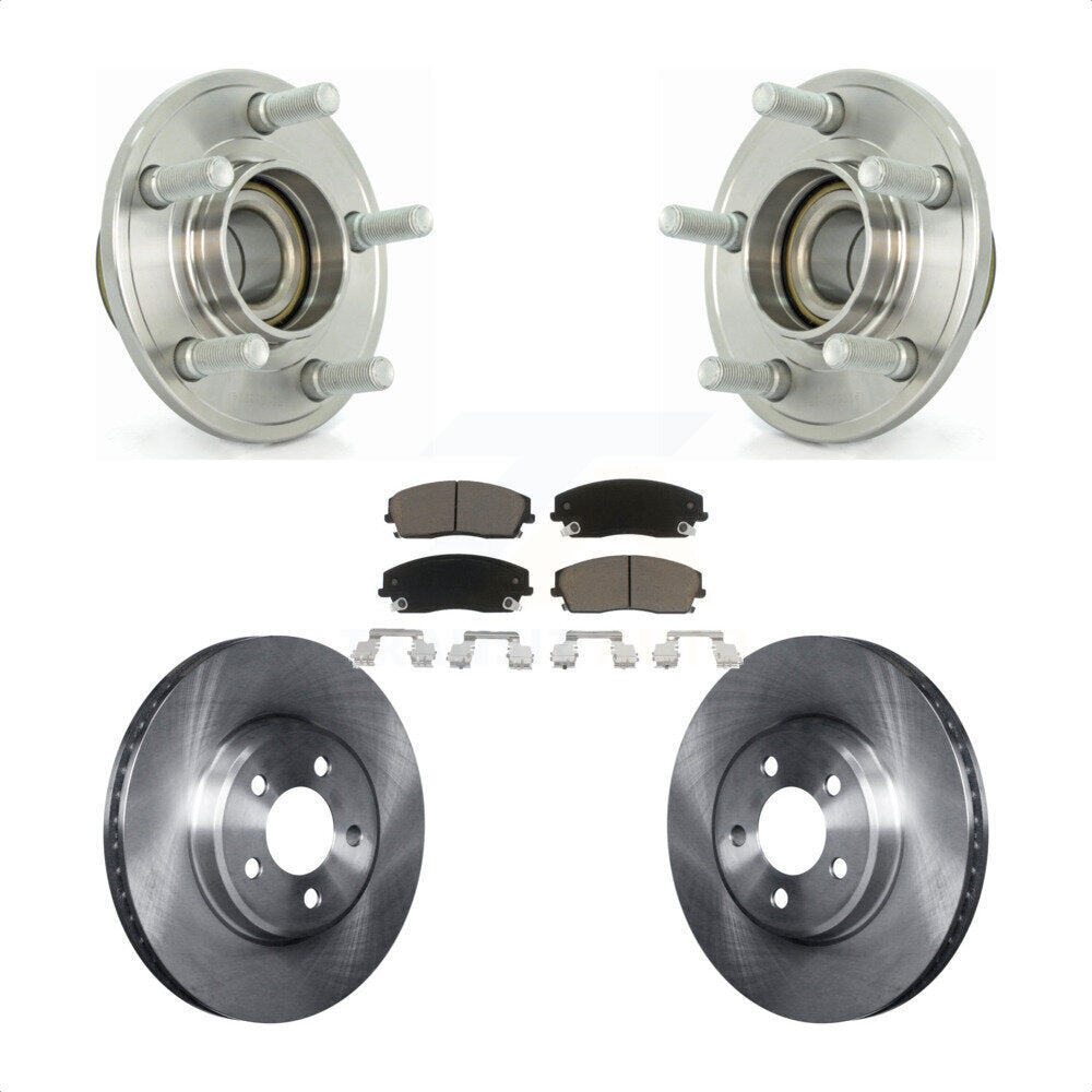Transit Auto KBB-122407 Wheel Bearing and Hub Assembly for 2005-2014 Chrysler 300, Dodge Charger, Dodge Challenger & more - Front product image
