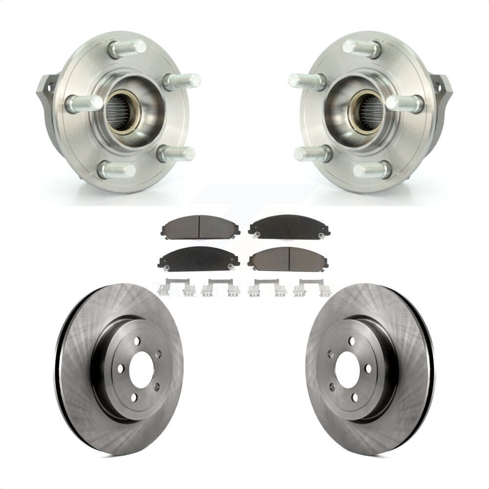 Transit Auto KBB-122408 Wheel Bearing and Hub Assembly for 2005-2023 Dodge Charger, Chrysler 300, Dodge Challenger & more - Front product image