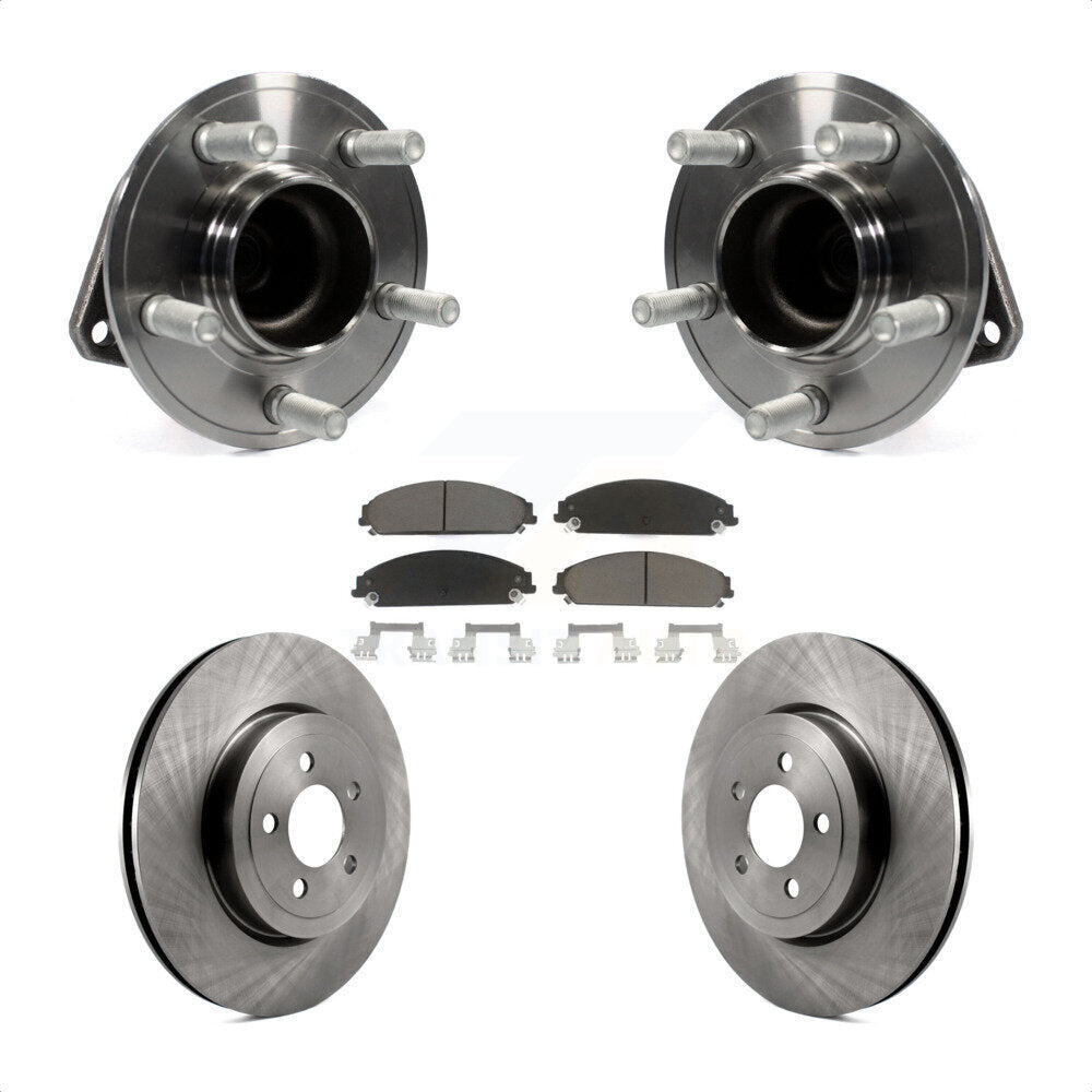 Transit Auto KBB-122412 Wheel Bearing and Hub Assembly for 2012-2023 Dodge Charger, Chrysler 300, Dodge Challenger - Front product image