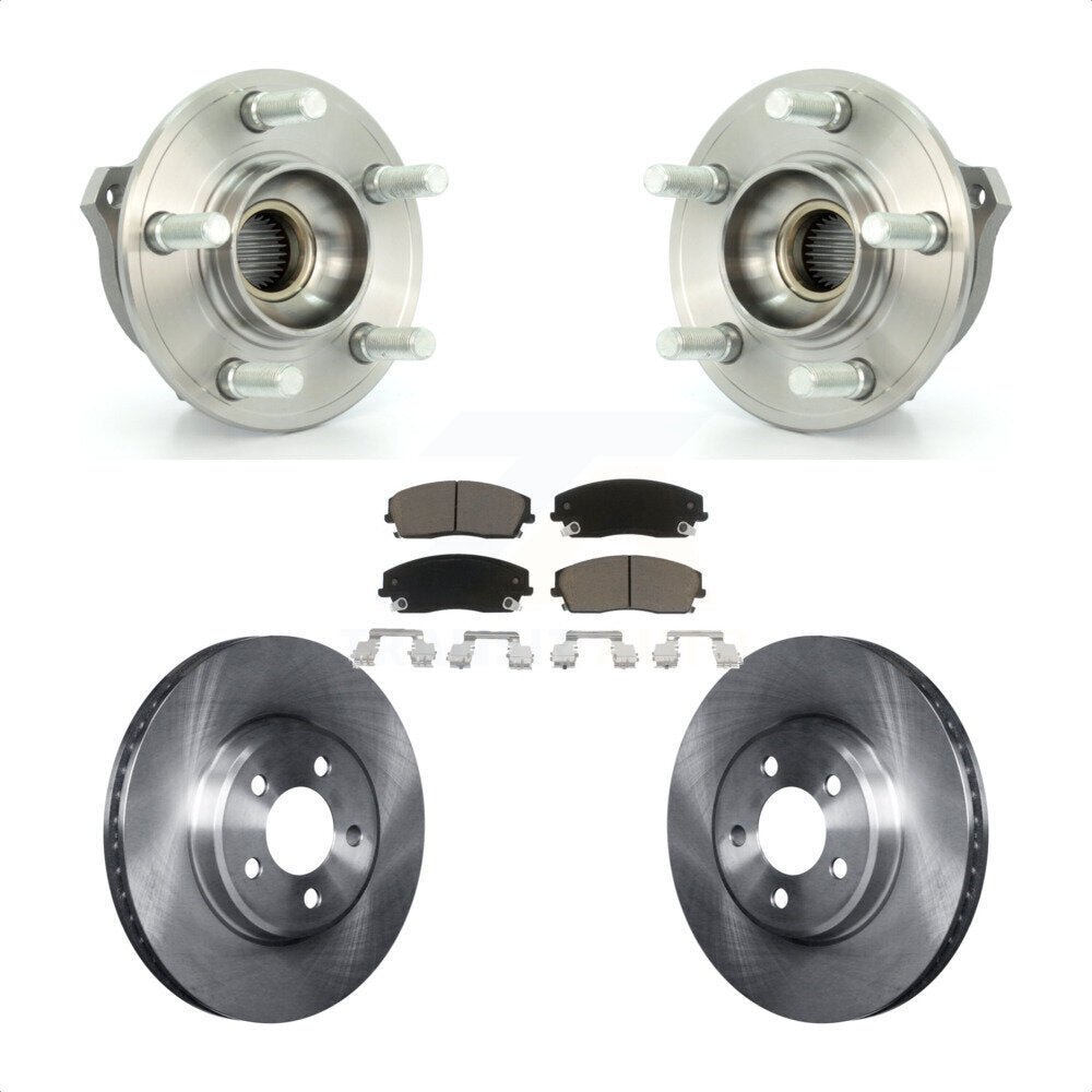 Transit Auto KBB-122414 Wheel Bearing and Hub Assembly for 2007-2023 Chrysler 300, Dodge Charger, Dodge Magnum - Front product image