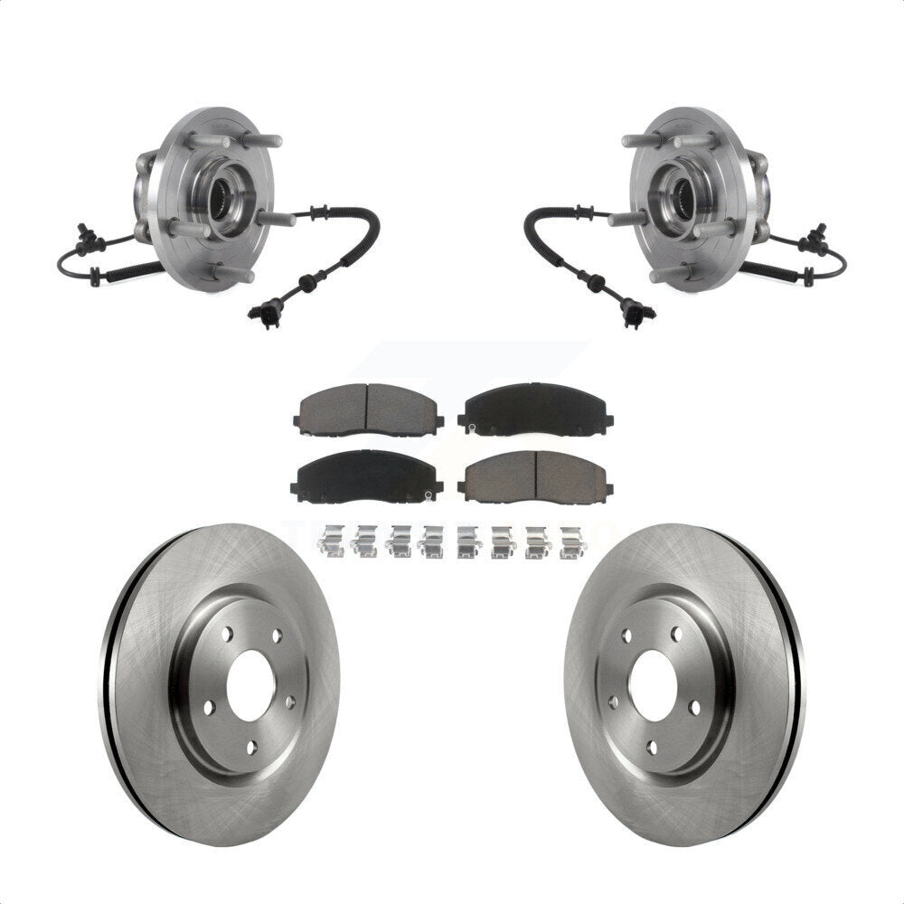 Transit Auto KBB-122438 Wheel Bearing and Hub Assembly for 2017-2024 Chrysler Pacifica, Chrysler Grand Caravan, Chrysler Voyager - Front product image