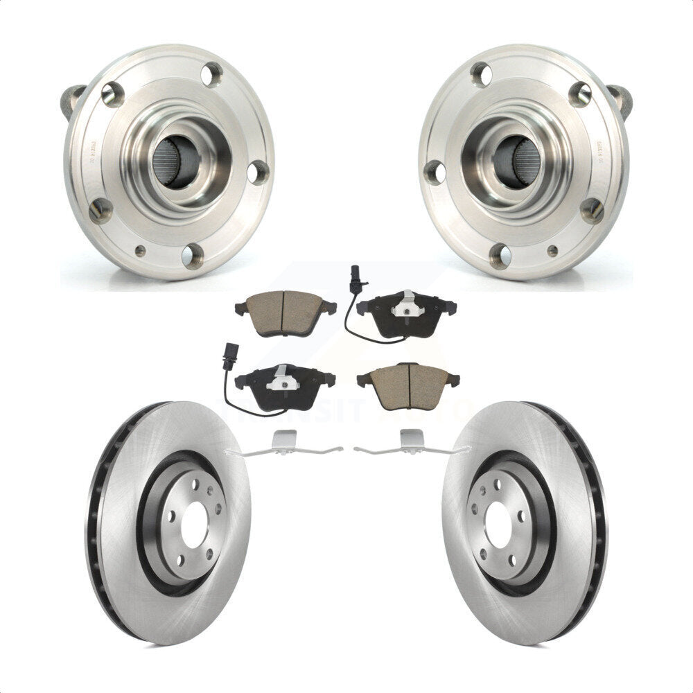 Transit Auto KBB-122447 Wheel Bearing and Hub Assembly for 2008-2015 Audi TT Quattro, Audi TTS Quattro - Front product image