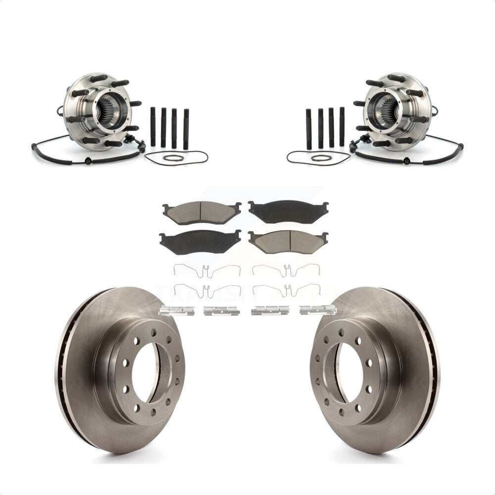 Transit Auto KBB-122466 Wheel Bearing and Hub Assembly for 2010 Ford F-550 Super Duty - Front product image