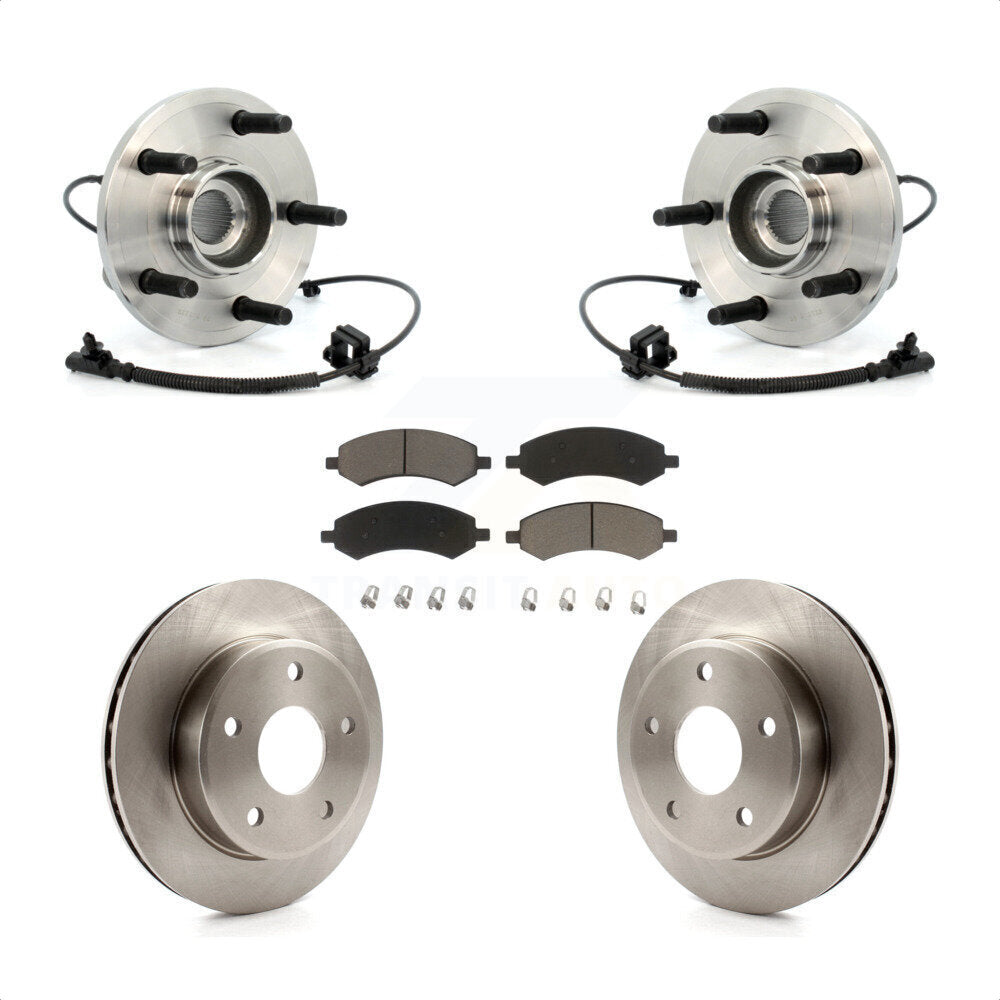 Transit Auto KBB-122470 Wheel Bearing and Hub Assembly for 2005-2011 Ram Dakota, Mitsubishi Raider, Dodge Dakota - Front product image
