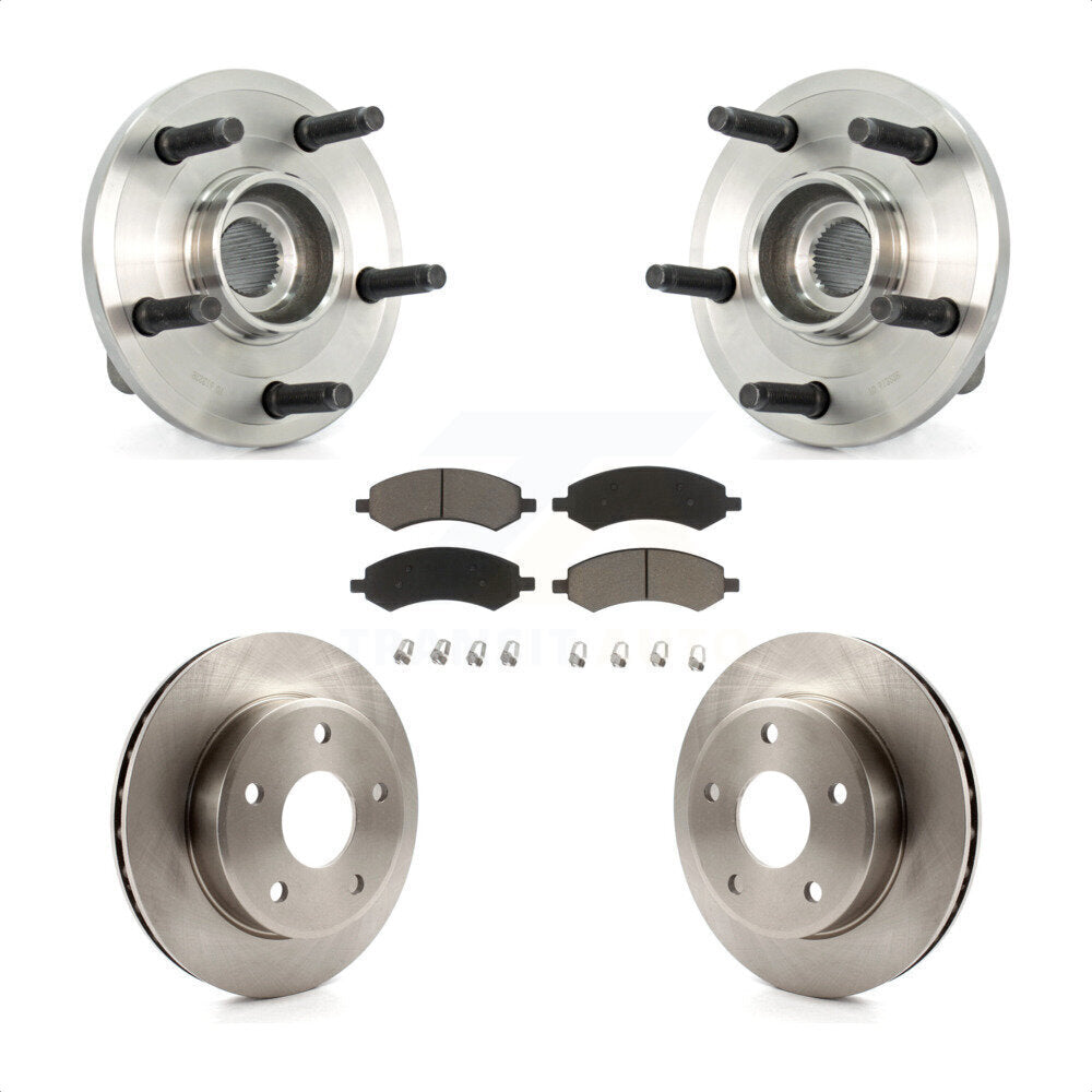 Transit Auto KBB-122471 Wheel Bearing and Hub Assembly for 2005-2010 Mitsubishi Raider, Dodge Dakota - Front product image