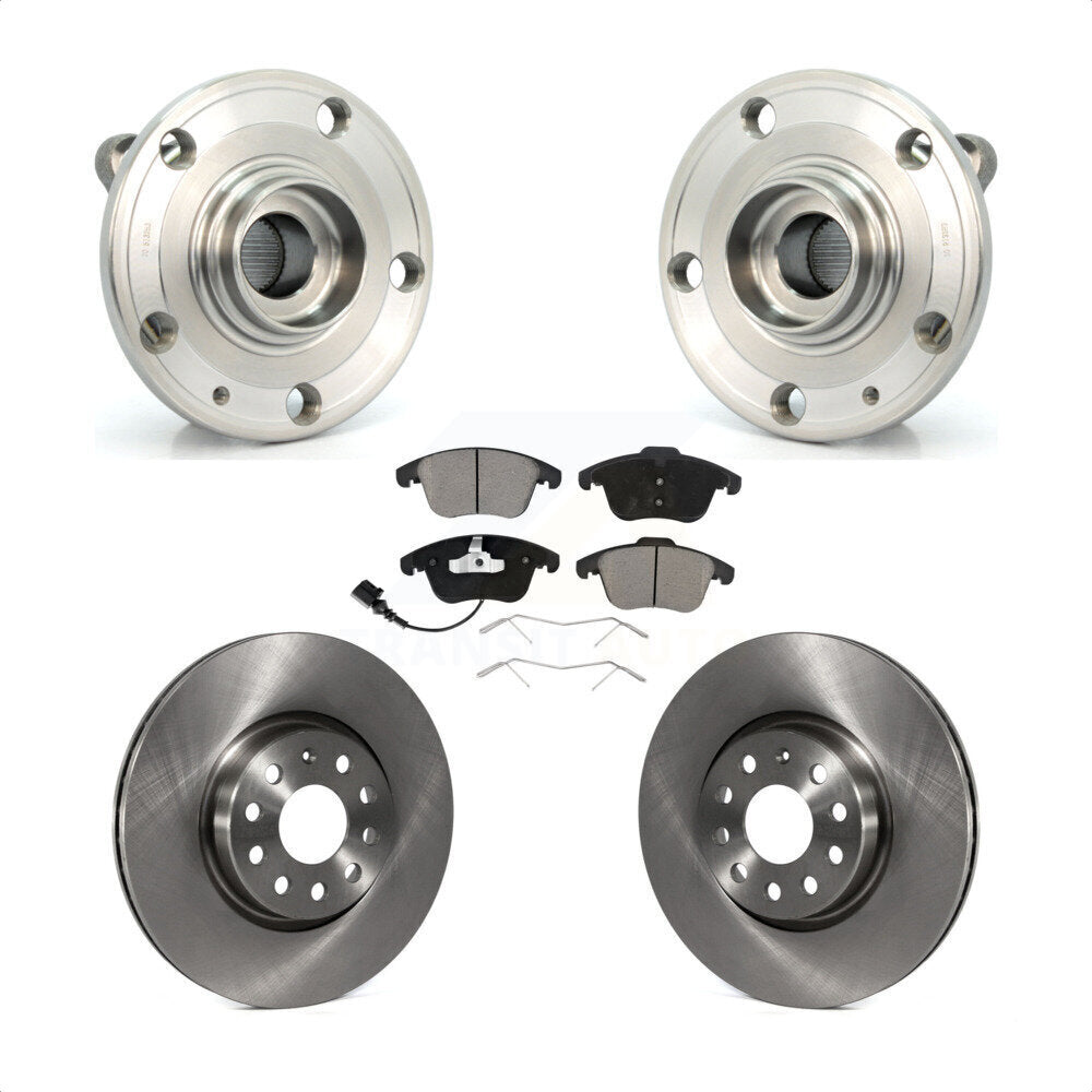 Transit Auto KBB-122491 Wheel Bearing and Hub Assembly for 2009-2020 Volkswagen Tiguan Limited, Audi Q3, Audi Q3 Quattro & more - Front product image