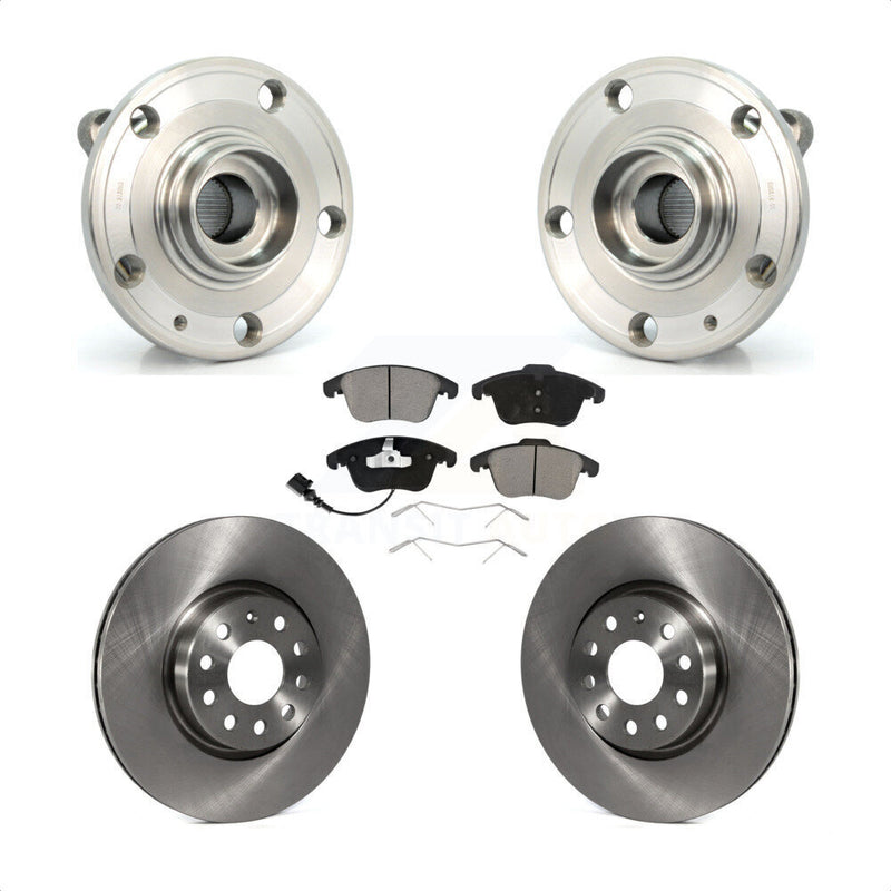 Transit Auto KBB-122491 Wheel Bearing and Hub Assembly for 2009-2020 Volkswagen Tiguan Limited, Audi Q3, Audi Q3 Quattro & more - Front product image