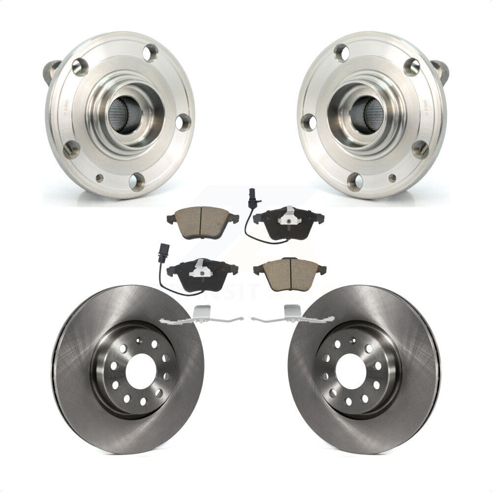 Transit Auto KBB-122493 Wheel Bearing and Hub Assembly for 2009-2012 Volkswagen CC - Front product image