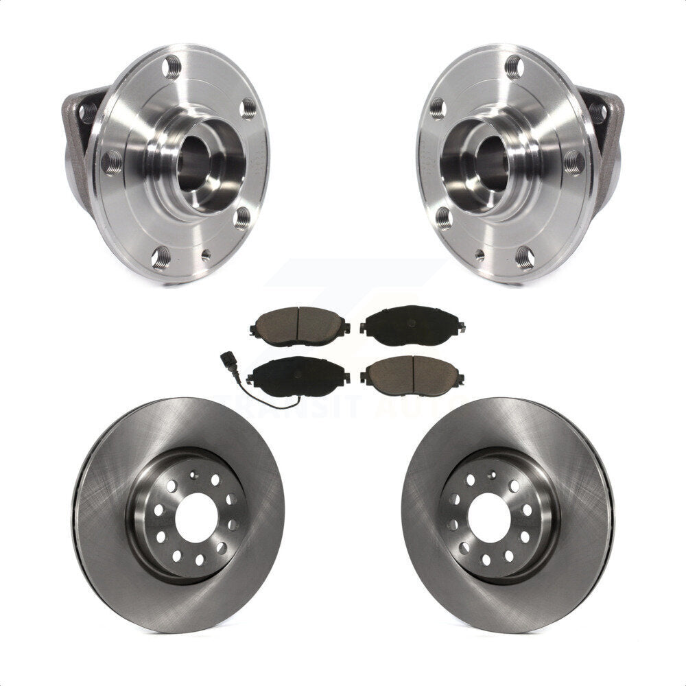 Transit Auto KBB-122495 Wheel Bearing and Hub Assembly for 2015-2019 Volkswagen Arteon, Volkswagen GTI - Front product image
