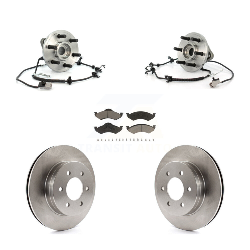 Transit Auto KBB-122512 Wheel Bearing and Hub Assembly for 2000-2002 Dodge Dakota, Dodge Durango - Front product image