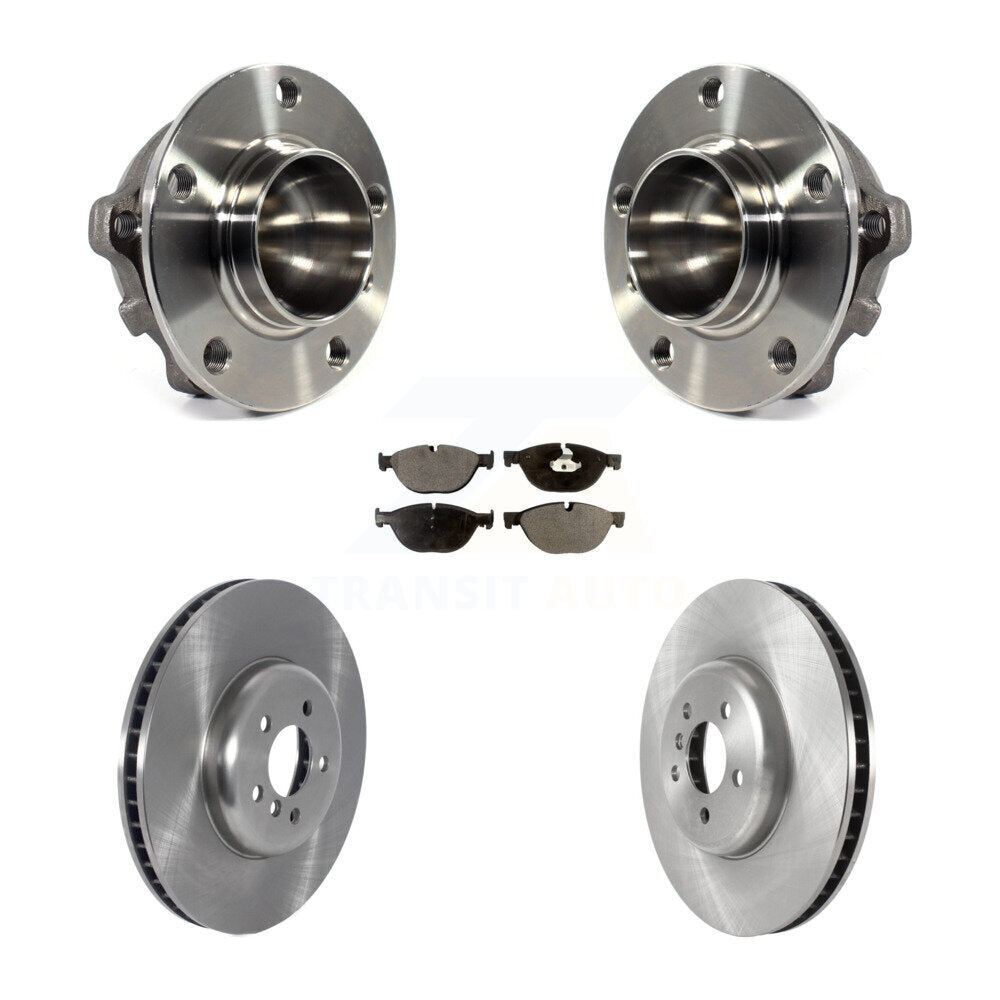 Transit Auto KBB-122563 Wheel Bearing and Hub Assembly for 2009-2015 BMW 550i GT, BMW 750Li, BMW 750i - Front product image