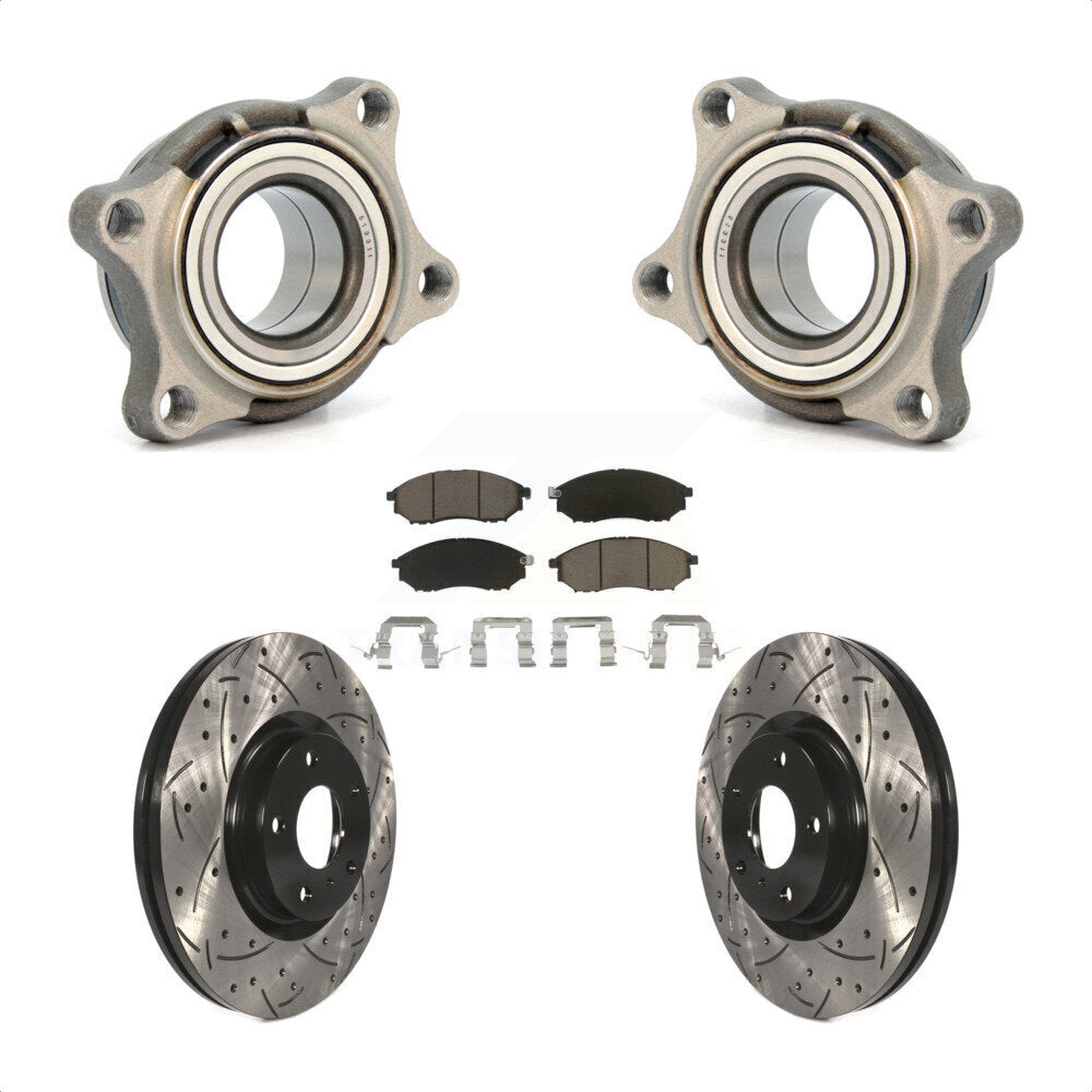 Transit Auto KBB-122566 Wheel Bearing Assembly for 2006 INFINITI G35 - Front product image