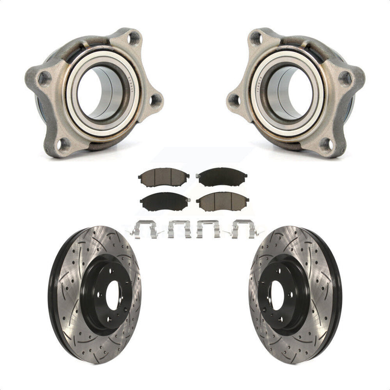 Transit Auto KBB-122566 Wheel Bearing Assembly for 2006 INFINITI G35 - Front product image
