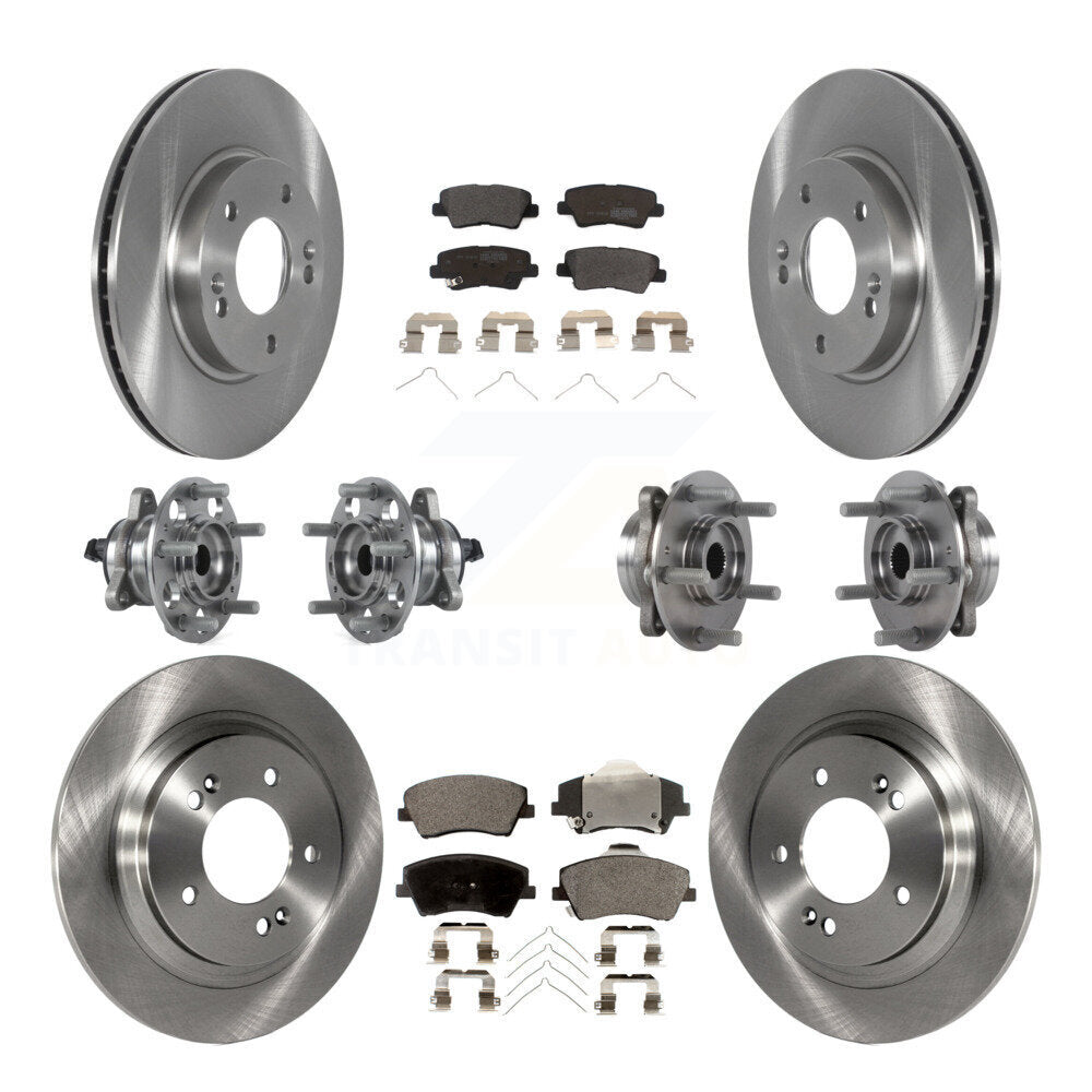 Transit Auto KBB-122662 Wheel Bearing and Hub Assembly for 2017-2019 Hyundai Ioniq, Kia Niro - Front and Rear product image