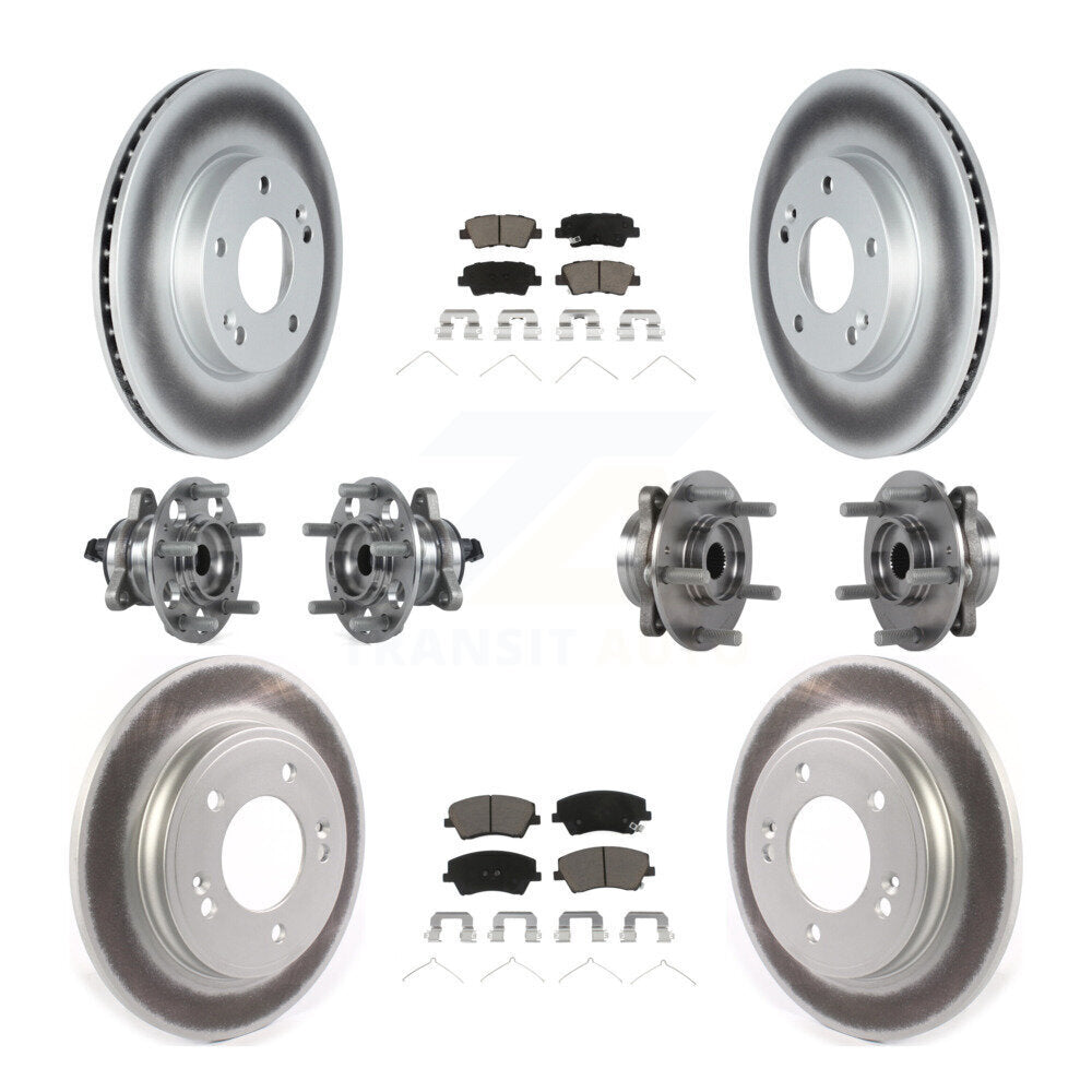 Transit Auto KBB-122708 Wheel Bearing and Hub Assembly for 2017-2022 Hyundai Ioniq, Kia Niro - Front and Rear product image