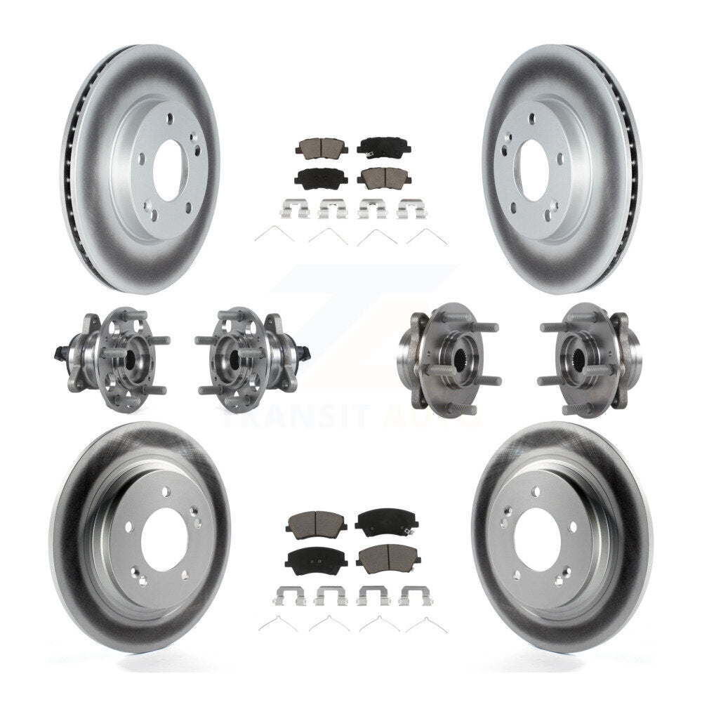 Transit Auto KBB-122709 Wheel Bearing and Hub Assembly for 2017-2019 Hyundai Ioniq, Kia Niro - Front and Rear product image