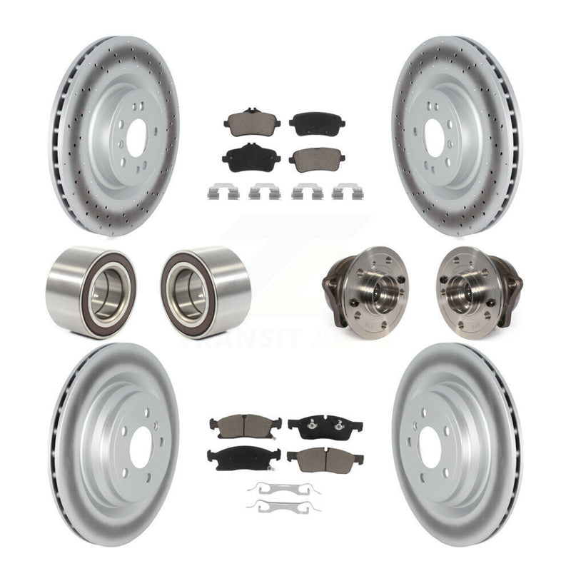 Transit Auto KBB-122736 Wheel Bearing and Hub Assembly for 2016-2017 Mercedes-Benz GLE400 - Front and Rear product image