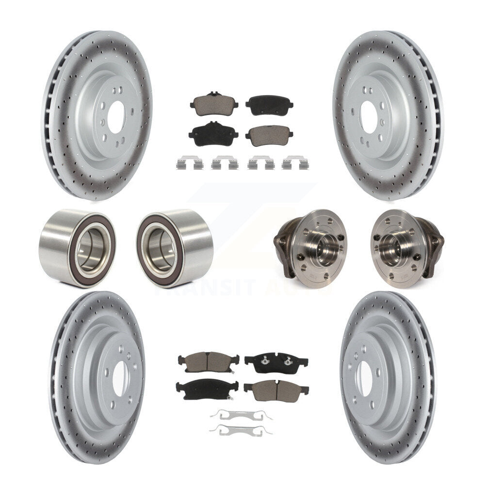 Transit Auto KBB-122737 Wheel Bearing and Hub Assembly for 2016-2017 Mercedes-Benz GLE400 - Front and Rear product image