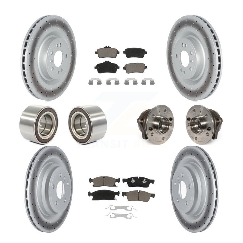 Transit Auto KBB-122737 Wheel Bearing and Hub Assembly for 2016-2017 Mercedes-Benz GLE400 - Front and Rear product image