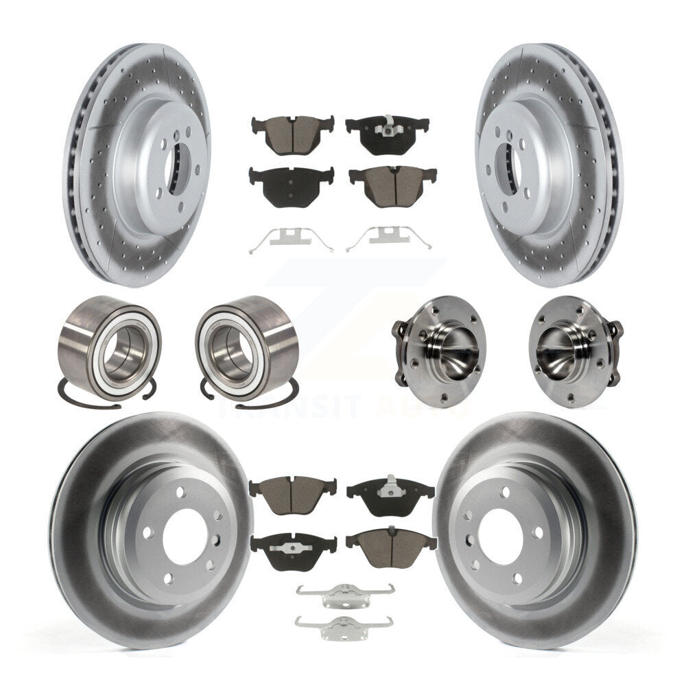 Transit Auto KBB-122738 Wheel Bearing and Hub Assembly for 2012 BMW 335i - Front and Rear product image