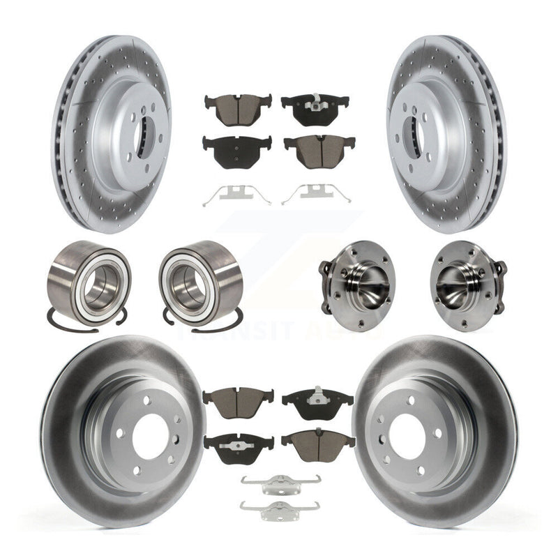 Transit Auto KBB-122738 Wheel Bearing and Hub Assembly for 2012 BMW 335i - Front and Rear product image