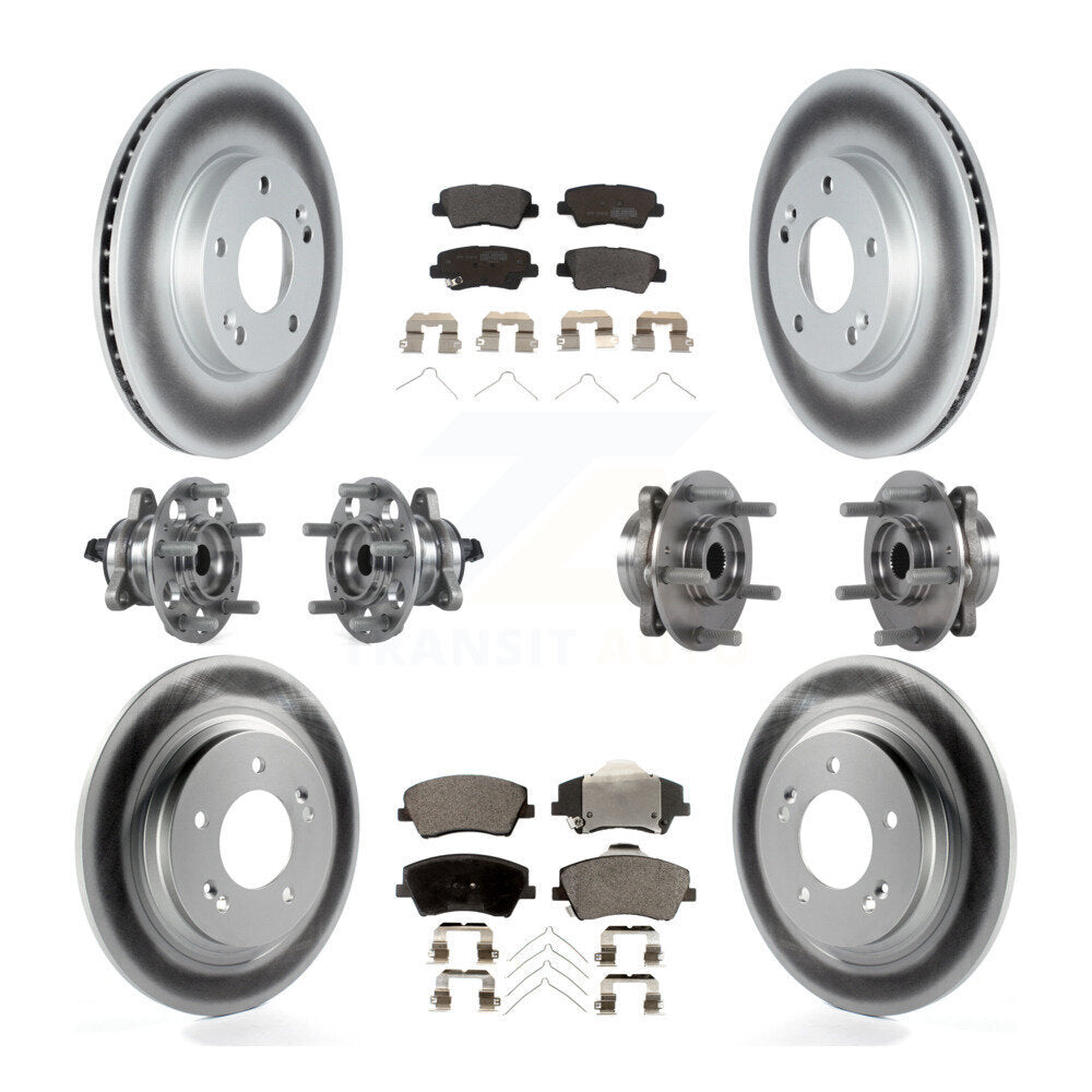 Transit Auto KBB-122744 Wheel Bearing and Hub Assembly for 2017-2019 Hyundai Ioniq, Kia Niro - Front and Rear product image