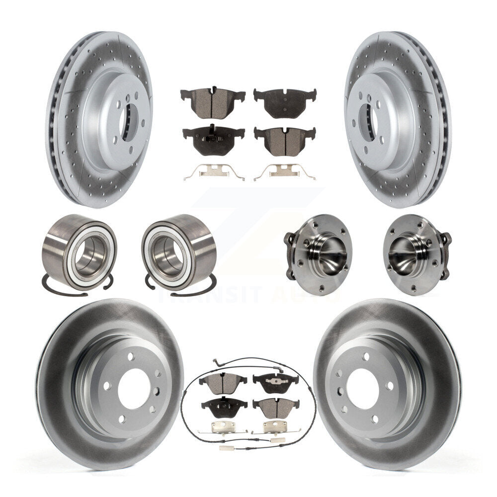 Transit Auto KBB-122772 Wheel Bearing and Hub Assembly for 2012 BMW 335i - Front and Rear product image