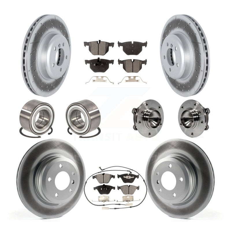Transit Auto KBB-122772 Wheel Bearing and Hub Assembly for 2012 BMW 335i - Front and Rear product image