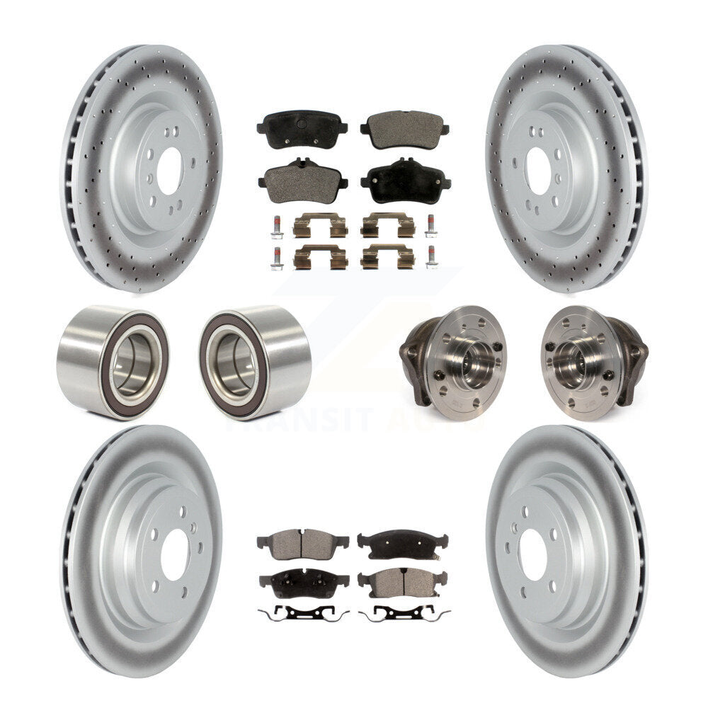 Transit Auto KBB-122779 Wheel Bearing and Hub Assembly for 2016-2017 Mercedes-Benz GLE400 - Front and Rear product image