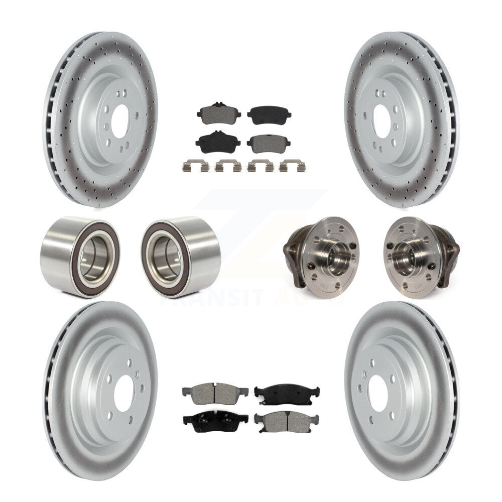 Transit Auto KBB-122808 Wheel Bearing and Hub Assembly for 2016-2017 Mercedes-Benz GLE400 - Front and Rear product image