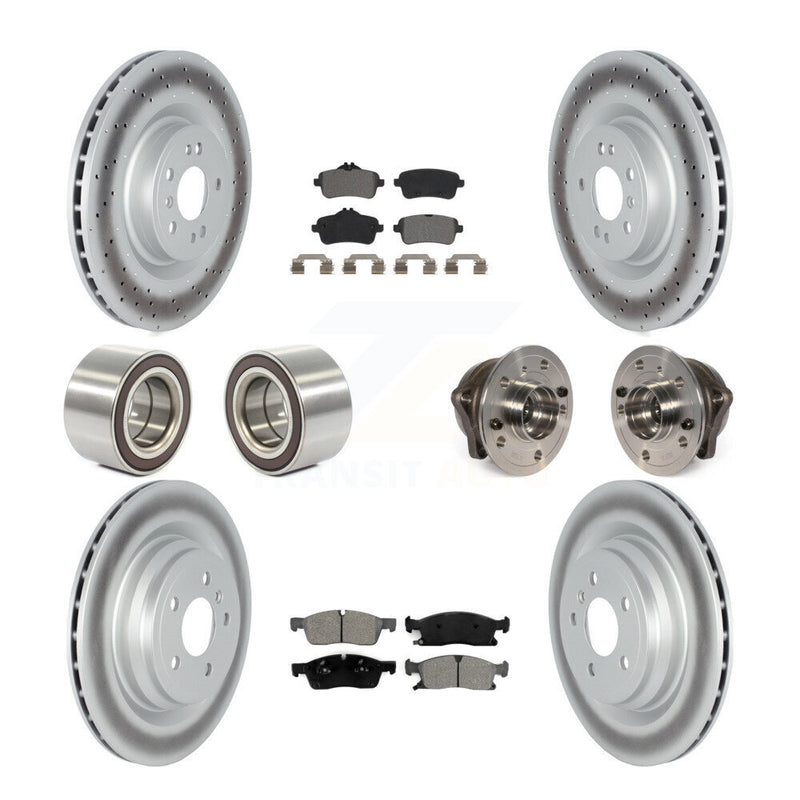Transit Auto KBB-122808 Wheel Bearing and Hub Assembly for 2016-2017 Mercedes-Benz GLE400 - Front and Rear product image