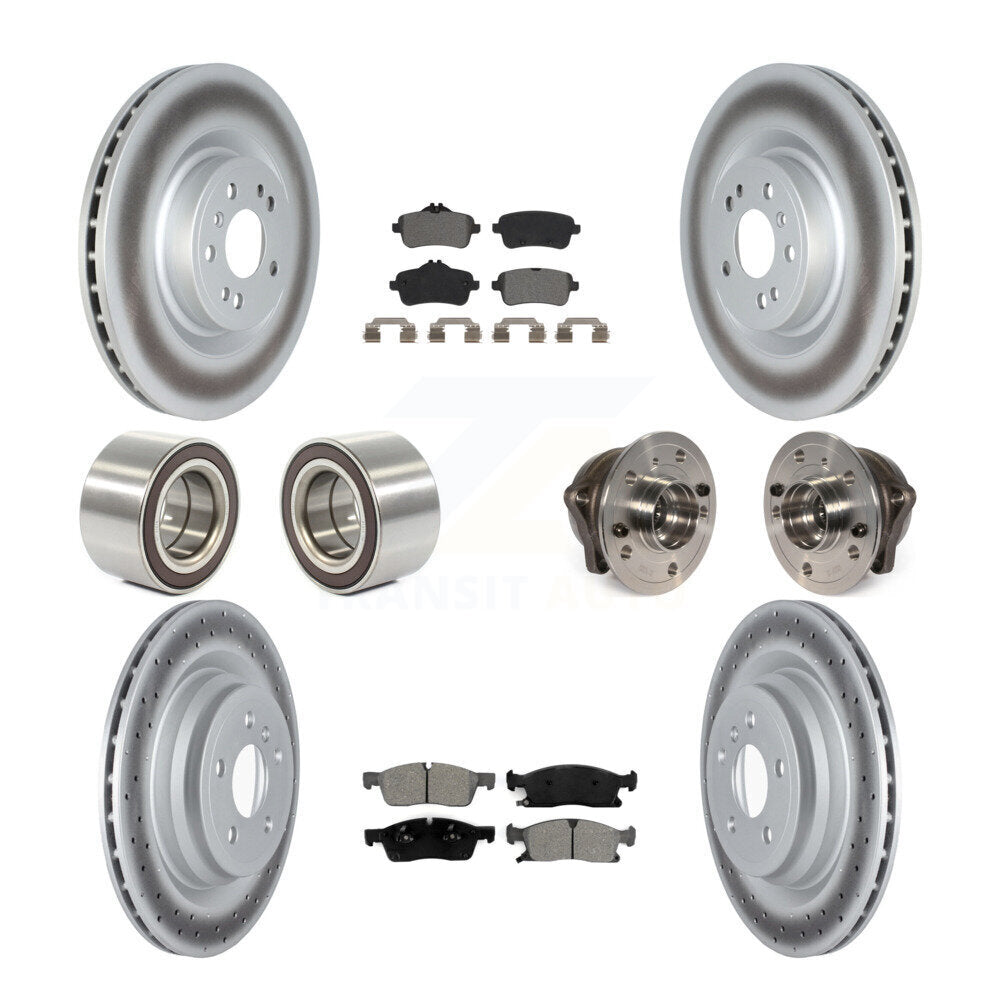 Transit Auto KBB-122809 Wheel Bearing and Hub Assembly for 2016-2017 Mercedes-Benz GLE400 - Front and Rear product image