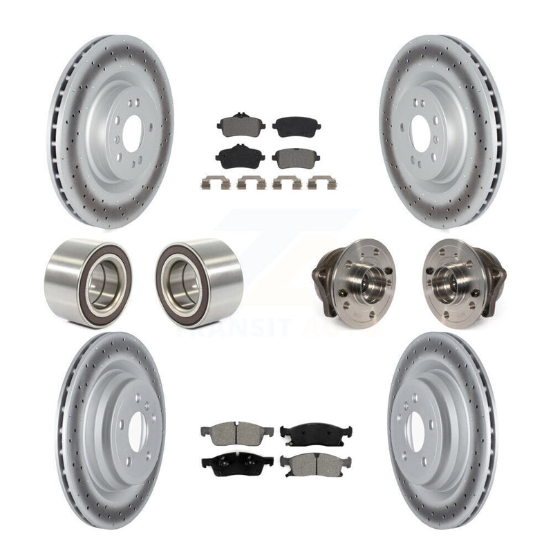 Transit Auto KBB-122810 Wheel Bearing and Hub Assembly for 2016-2017 Mercedes-Benz GLE400 - Front and Rear product image