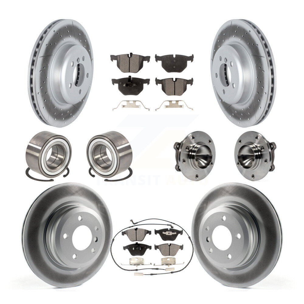 Transit Auto KBB-122841 Wheel Bearing and Hub Assembly for 2012 BMW 335i - Front and Rear product image