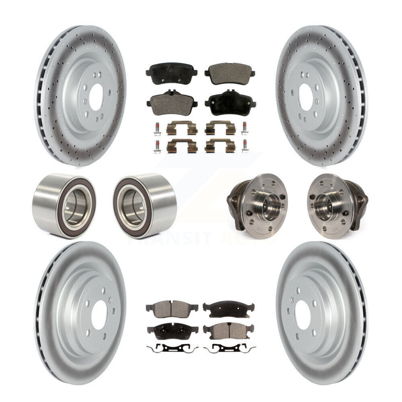 Transit Auto KBB-122848 Wheel Bearing and Hub Assembly for 2016-2017 Mercedes-Benz GLE400 - Front and Rear product image