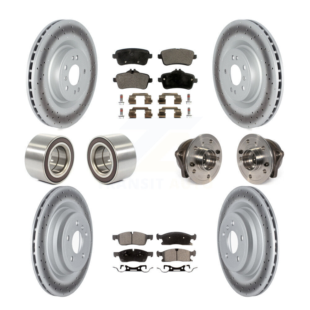 Transit Auto KBB-122850 Wheel Bearing and Hub Assembly for 2016-2017 Mercedes-Benz GLE400 - Front and Rear product image