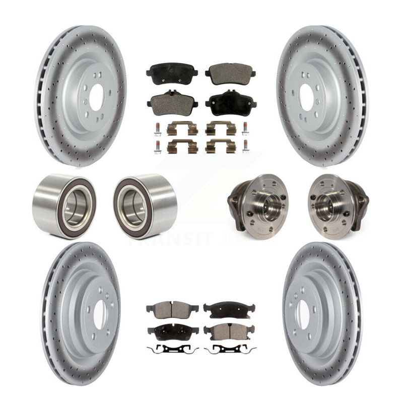 Transit Auto KBB-122850 Wheel Bearing and Hub Assembly for 2016-2017 Mercedes-Benz GLE400 - Front and Rear product image