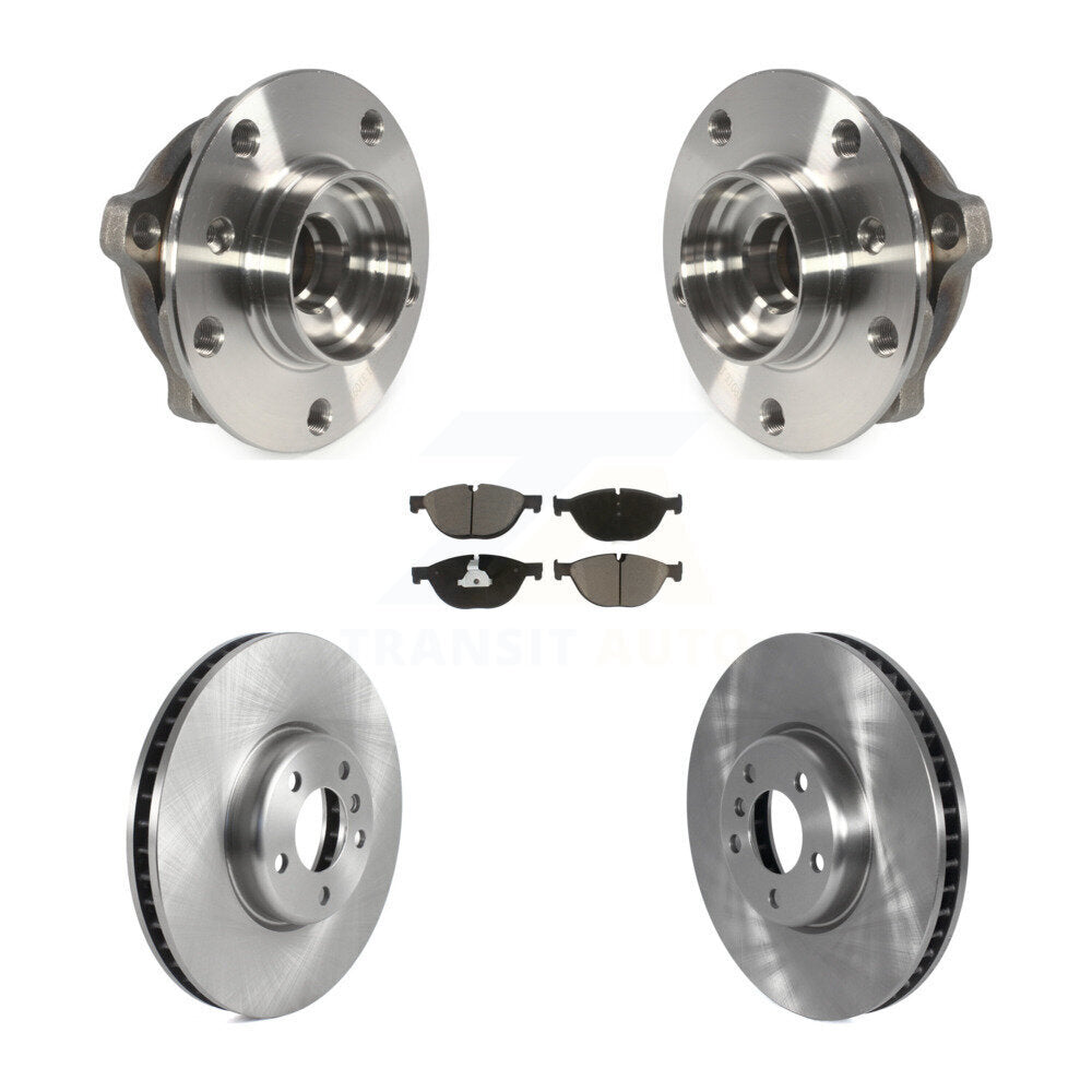 Transit Auto KBB-122863 Wheel Bearing and Hub Assembly for 2011-2018 BMW 740Ld xDrive, BMW 650i xDrive Gran Coupe, BMW 740Li xDrive & more - Front product image