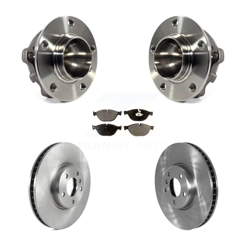 Transit Auto KBB-122875 Wheel Bearing and Hub Assembly for 2010-2018 BMW 650i Gran Coupe, BMW ActiveHybrid 7, BMW 650i & more - Front product image