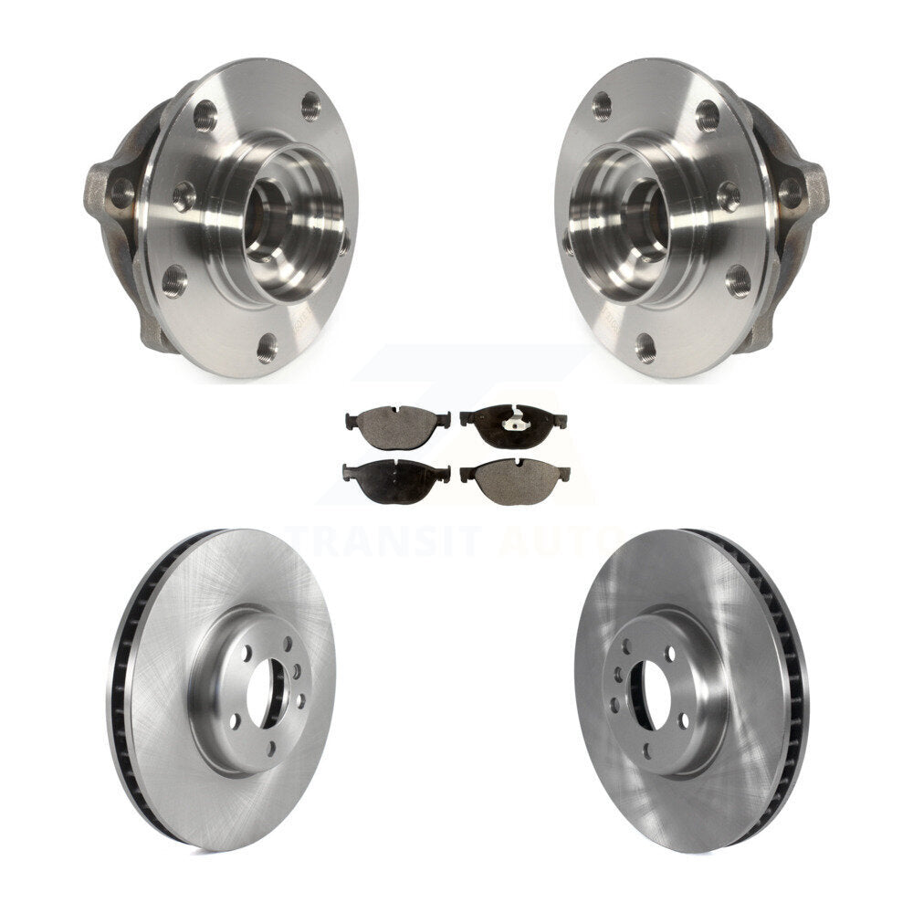 Transit Auto KBB-122894 Wheel Bearing and Hub Assembly for 2011-2018 BMW 740Ld xDrive, BMW 650i xDrive Gran Coupe, BMW 740Li xDrive & more - Front product image