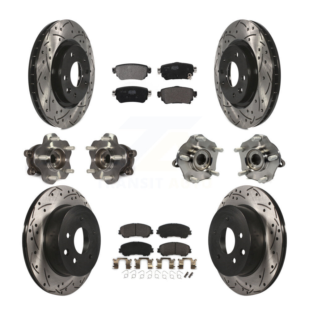 Transit Auto KBB-122981 Wheel Bearing and Hub Assembly for 2019 Nissan Rogue Sport - Front and Rear product image